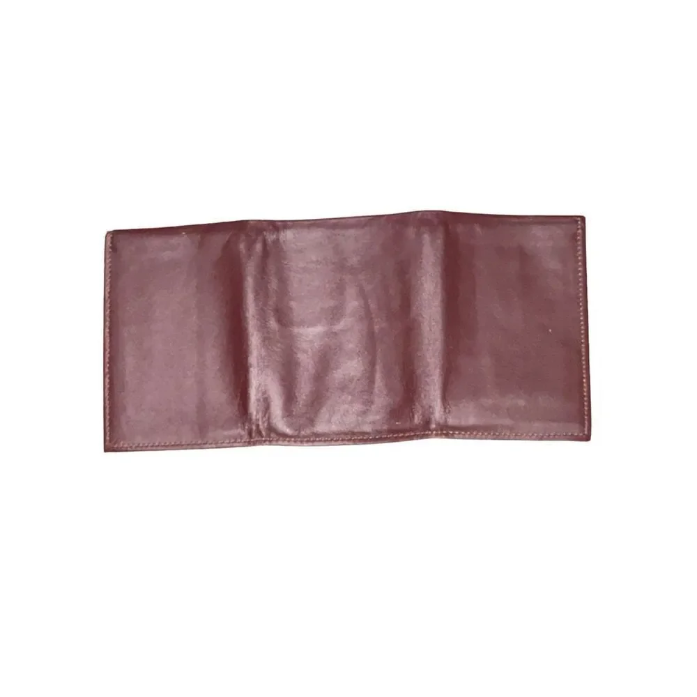 Nice men Vintage Rolfs Brown Cowhide Leather Bifold Wallet Retro Leather Wallet